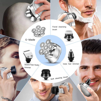 HexoShave™ 6-i-1 hår- och skäggvårdskit