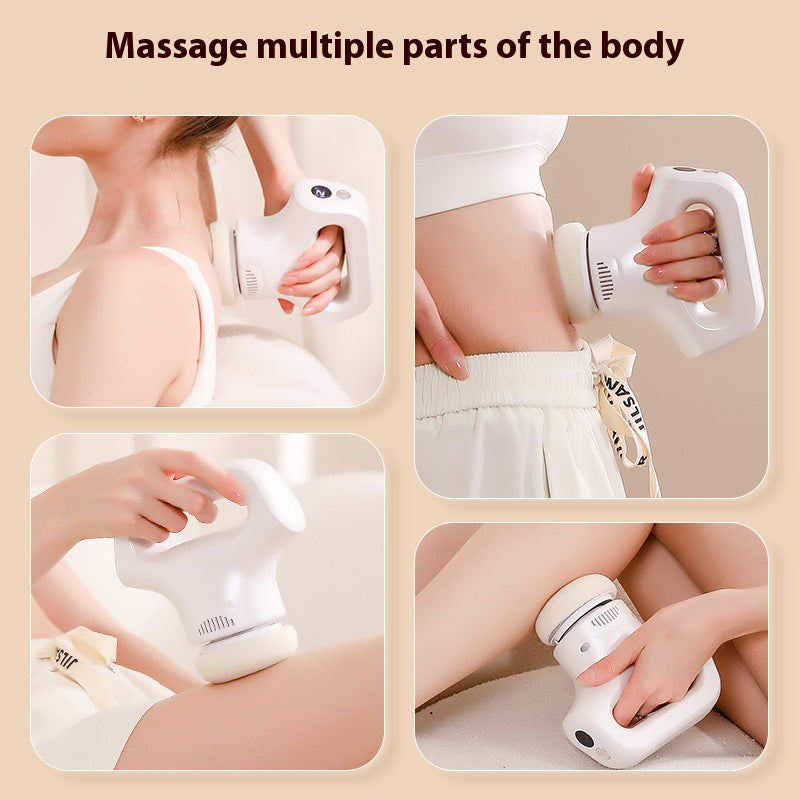 Inovite™ Bärbar anticellulitmassageapparat med 12 hastigheter för fettreducering och muskelavlastning
