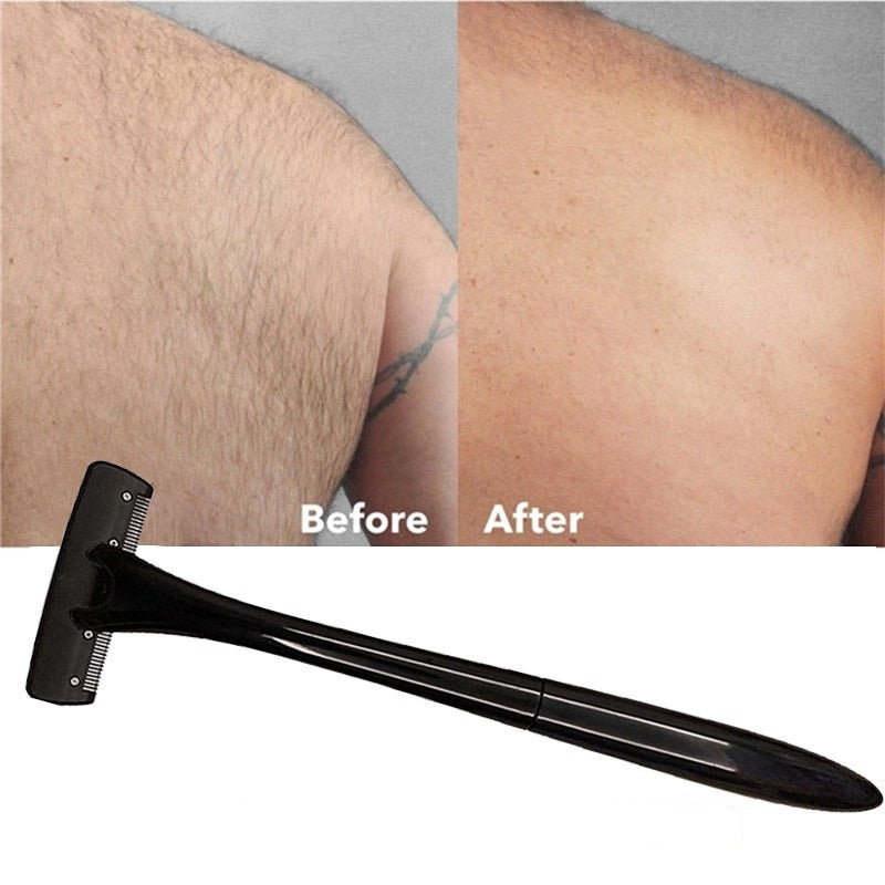 HexoBody™ Bärbar rakapparat för ryggar för män